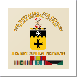 5th Bn, 5th Cavalry - Desert Storm Veteran Posters and Art